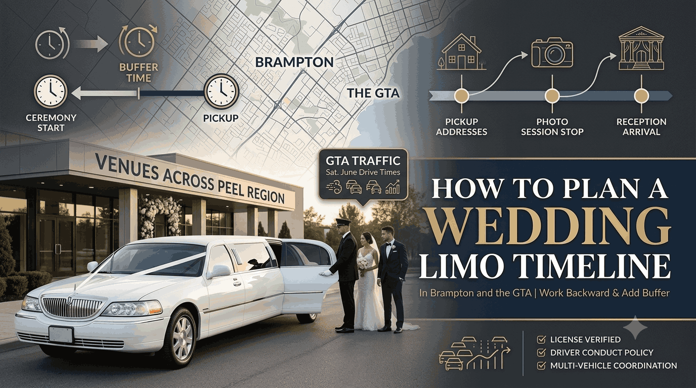 Wedding Limo Timeline A GTA Couple's Planning Guide (1) Wedding Limo Timeline A GTA Couple's Planning Guide (1)